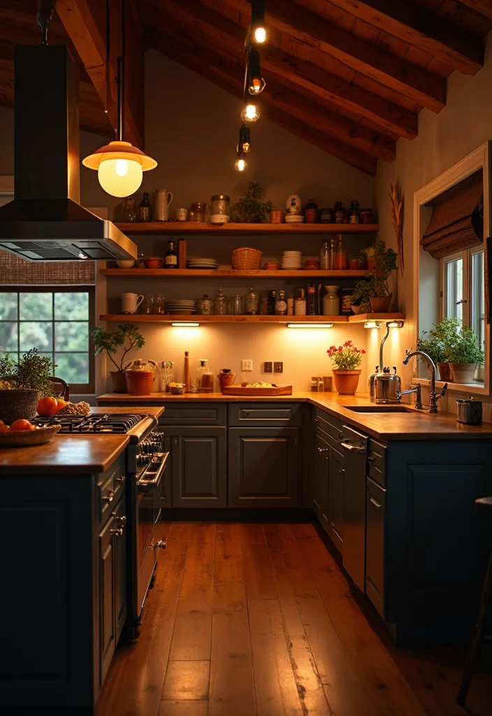 16 Small Kitchen Ideas for Efficient Layouts That Feel More Open - 11. Smart Lighting Solutions