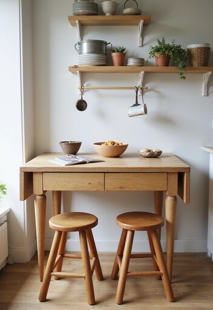 16 Small Kitchen Ideas for Efficient Layouts That Feel More Open - 7. Multi-Functional Furniture