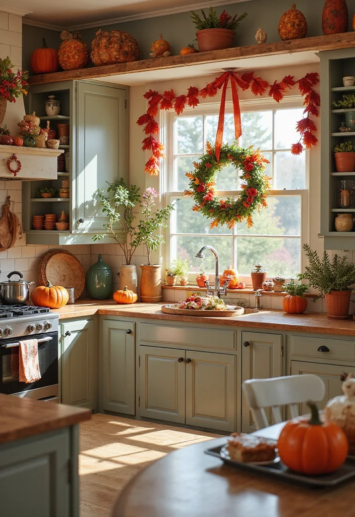 18 Ideas for Kitchens That Improve Layouts and Everyday Function 177 18 Ideas for Kitchens That Improve Layouts and Everyday Function - 17. Seasonal Decor Changes for Fresh Vibes