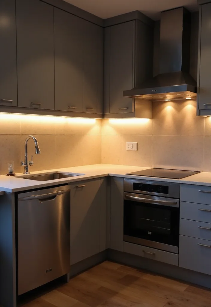 18 Ideas for Kitchens That Improve Layouts and Everyday Function 23 18 Ideas for Kitchens That Improve Layouts and Everyday Function - 3. Under-Cabinet Lighting for a Bright Vibe