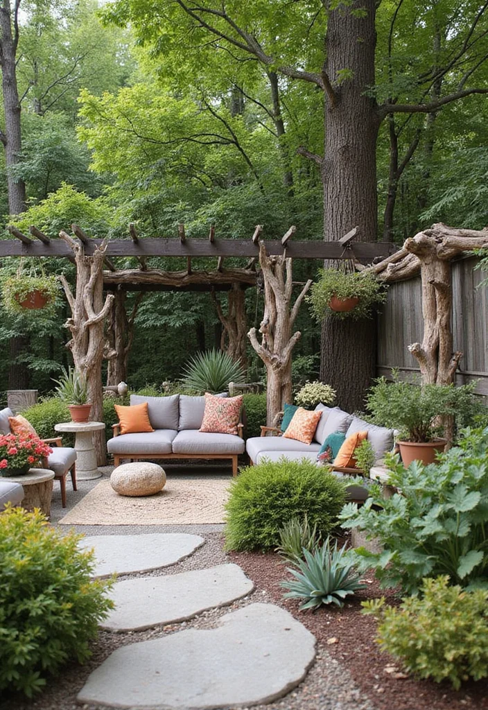18 Outdoor Backyard Ideas for Upgrading Your Entire Space - 10. Nature-Inspired Decor