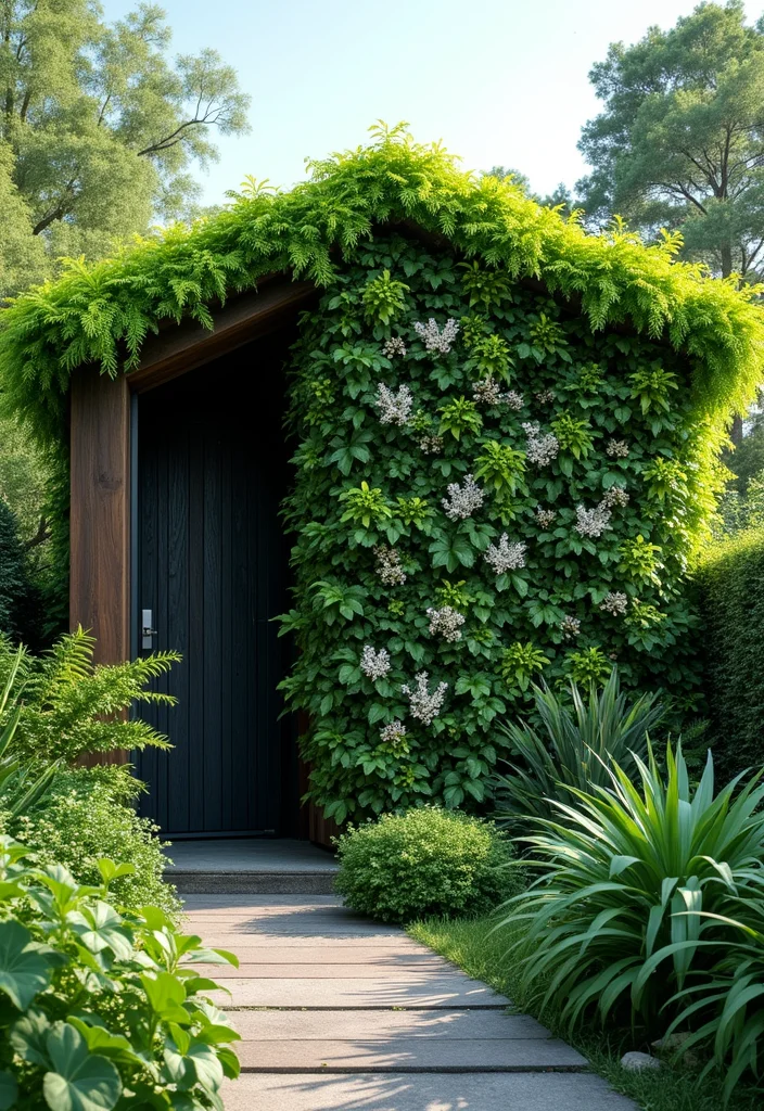 18 Outdoor Backyard Ideas for Upgrading Your Entire Space - 12. Green Roofs and Living Walls