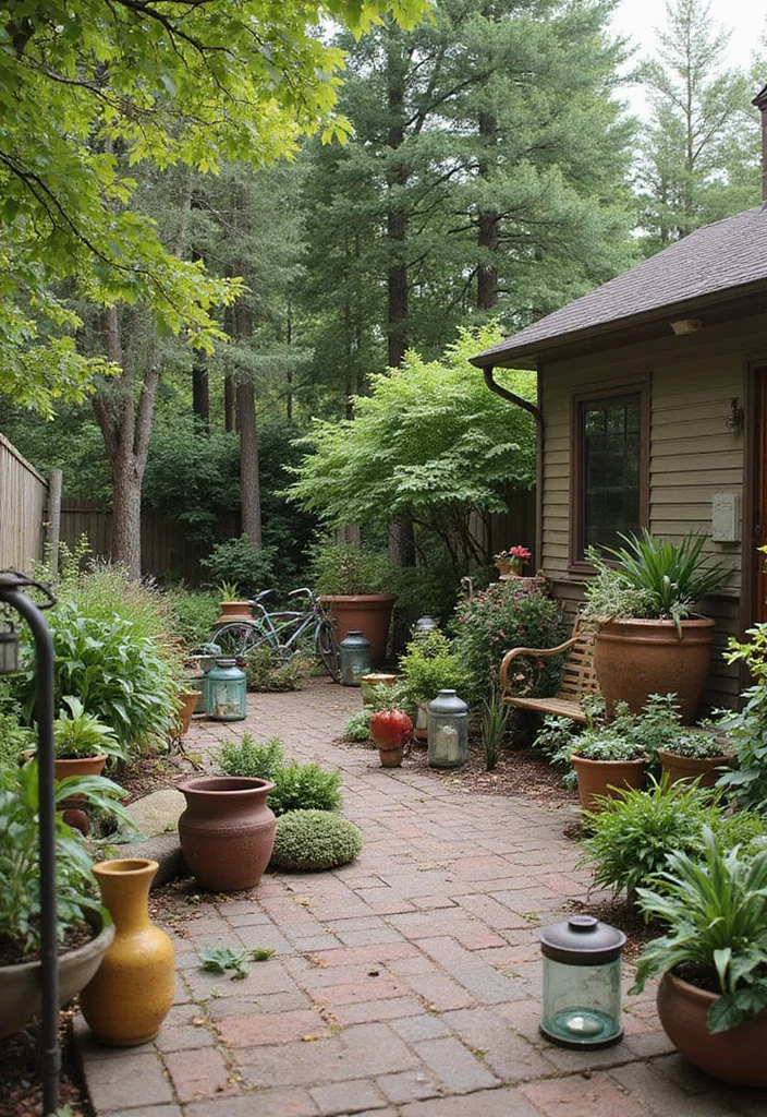 18 Outdoor Backyard Ideas for Upgrading Your Entire Space - 15. Upcycled Outdoor Decor