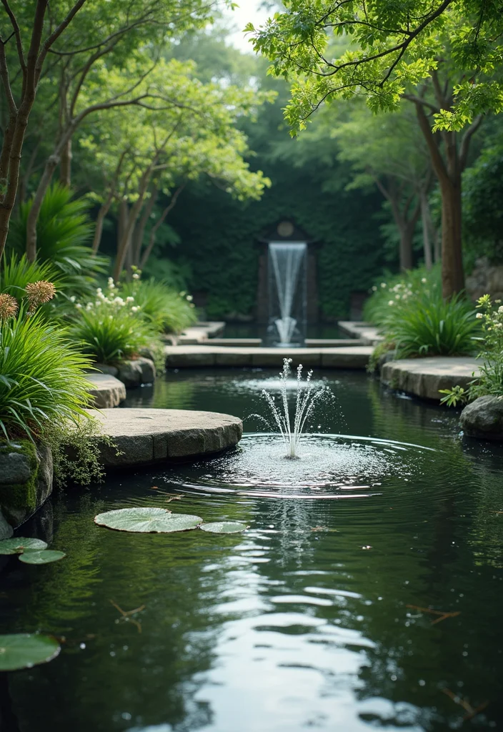18 Outdoor Backyard Ideas for Upgrading Your Entire Space - 7. Water Features for Tranquility