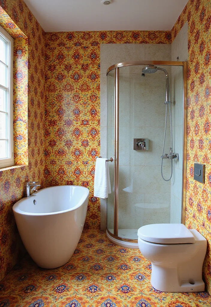 18 Remodeling Bathroom Ideas for Fresh Modern Transformations 45 18 Remodeling Bathroom Ideas for Fresh Modern Transformations - 5. Bold Tiles