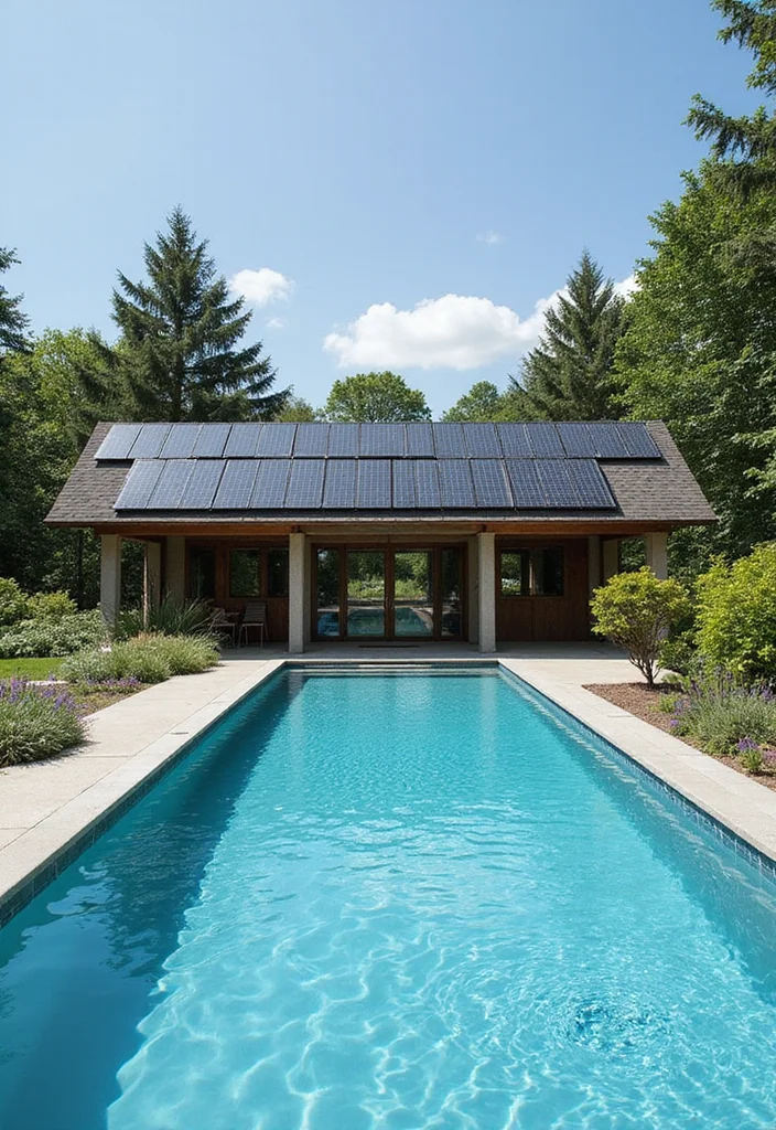 18 Swimming Pool Backyard Ideas for Relaxing Outdoor Living 4. Solar Heated Pools