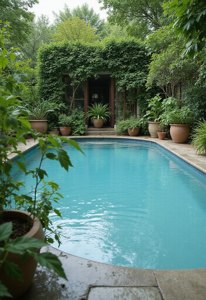18 Swimming Pool Backyard Ideas for Relaxing Outdoor Living 6. Edible Landscaping Around Pools