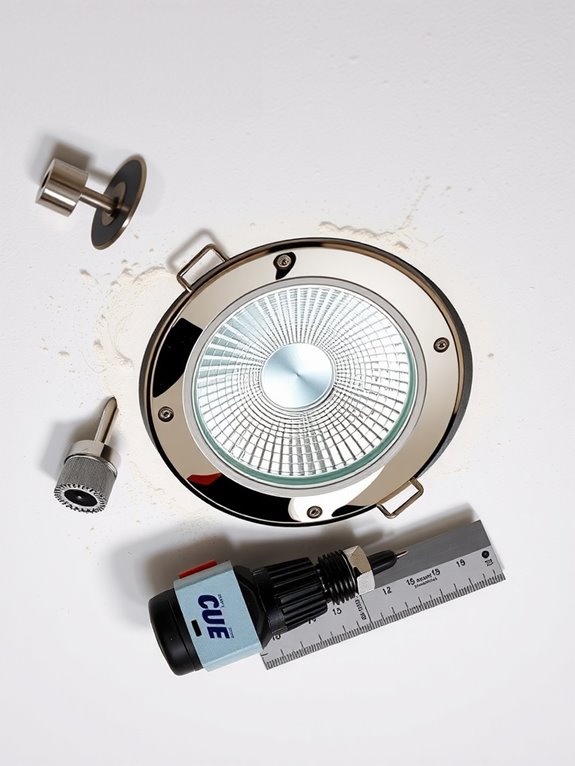 adjust adjustable hole saw for drywall openings