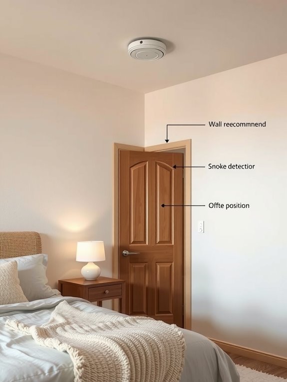 Where to Install a Smoke Detector in Your Bedroom in 7 Simple Steps 3 avoid above door smoke detector placement