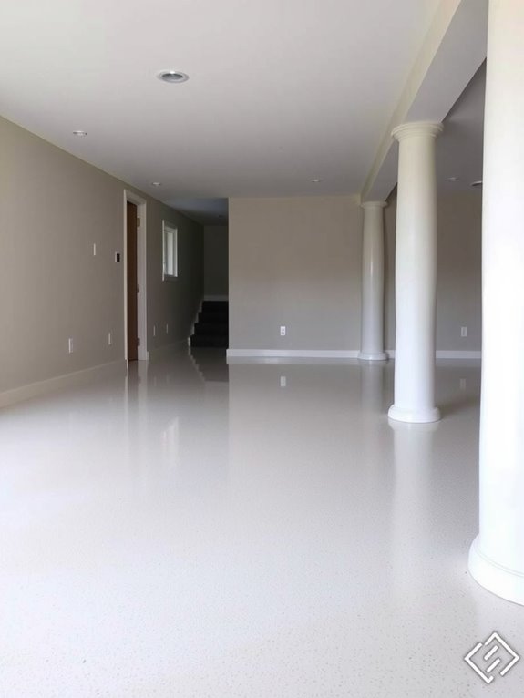budget single coat epoxy affordable light traffic