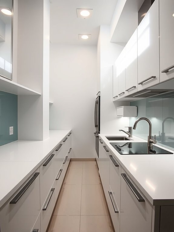 compact built in galley appliances