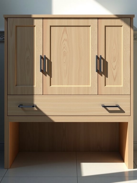 How Deep Are Standard Bathroom Cabinets? 4 customizable cartesian vanities depths 18 21 widths 12 24 30 36