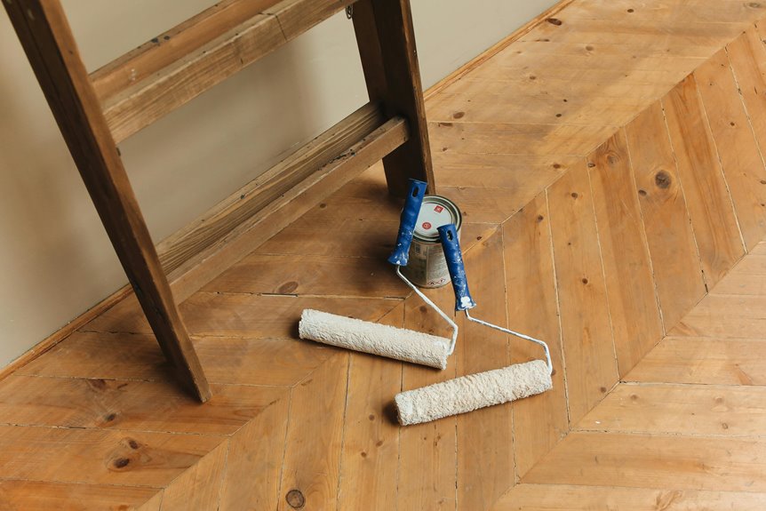 how to remove paint from floors