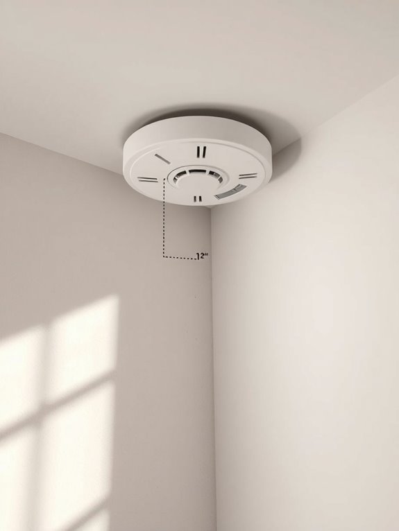Where to Install a Smoke Detector in Your Bedroom in 7 Simple Steps 5 install detectors high away from vents