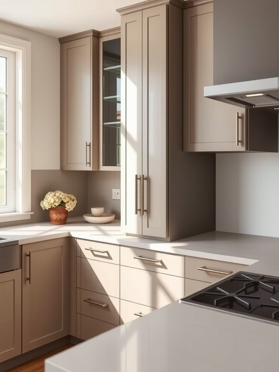 10 Best Paints for Kitchen Cabinets in 2026 5 khaki greige or gray choices
