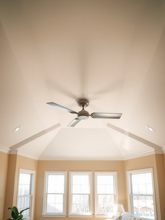 low ceilings need flush mount fans