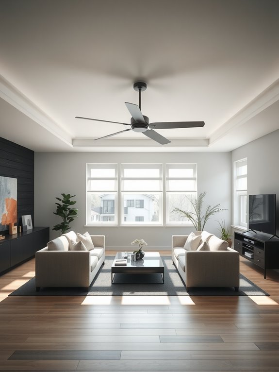 measuring room for fan size