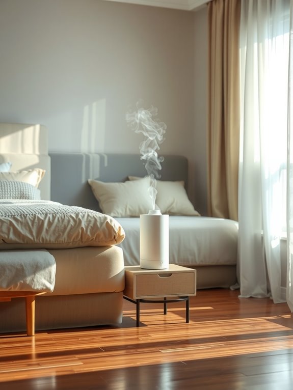 place humidifier several feet away
