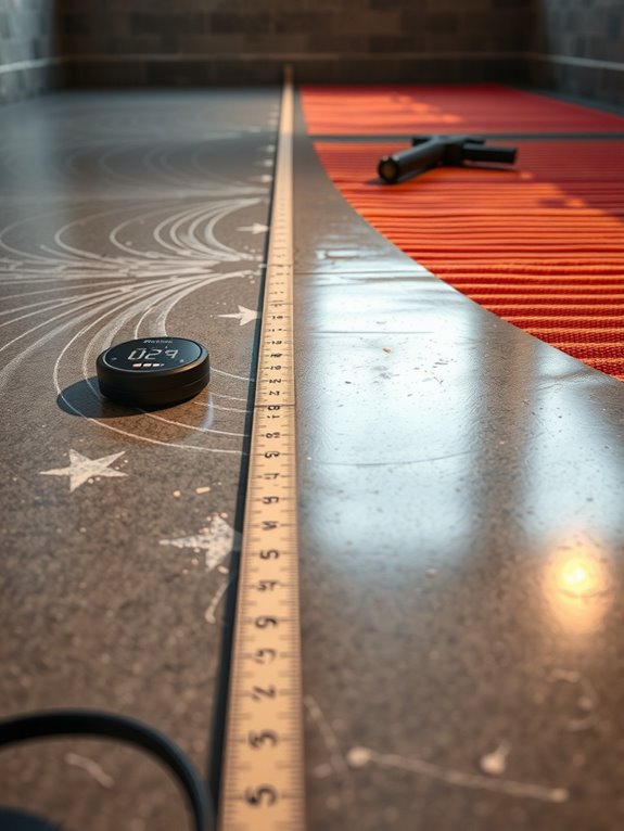 radiant floor size spacing efficiency