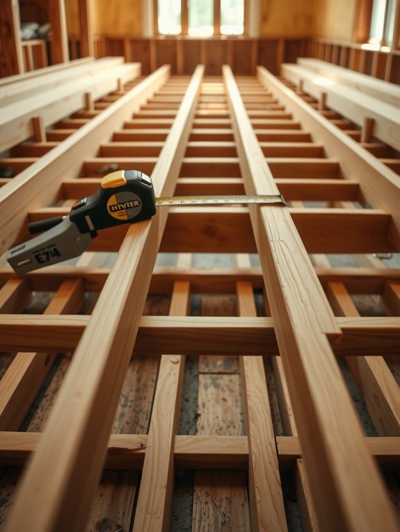residential floor load vs joist spacing challenge