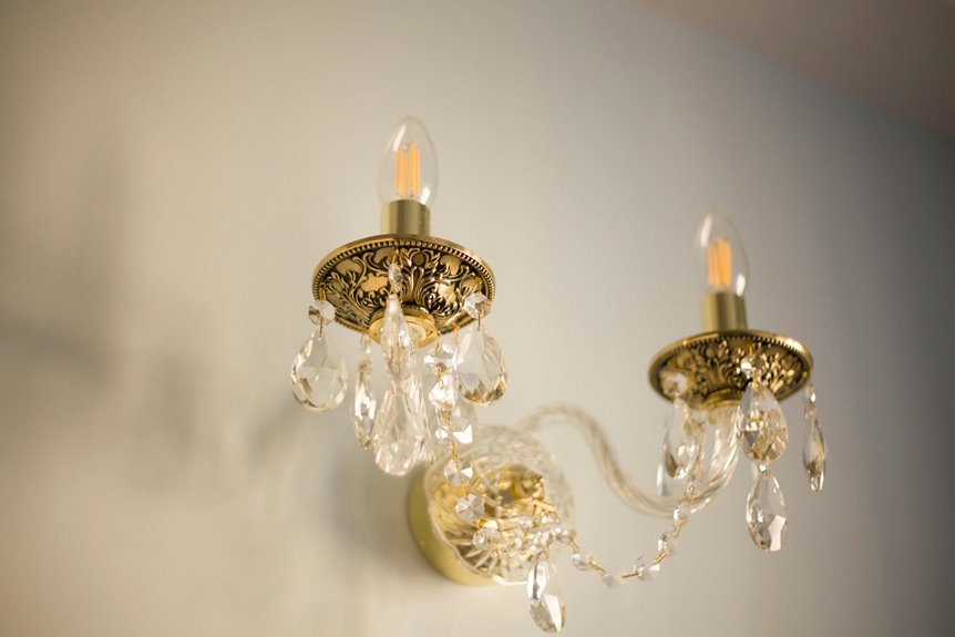 sconces placement for living room