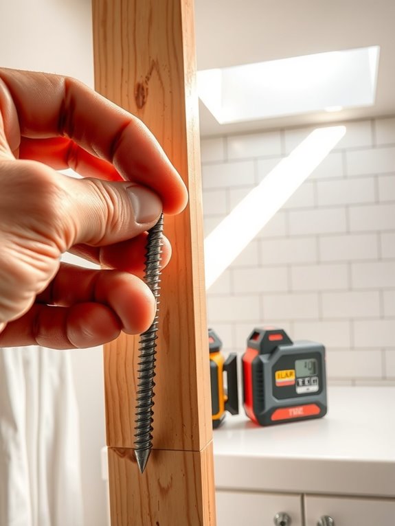 screw test ceiling joist locations
