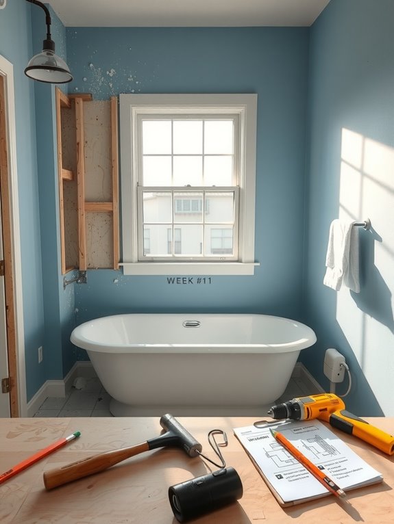 How Long Does a Bathroom Remodel Take (And How to Plan for It) 3 site protection demolition rough in inspections