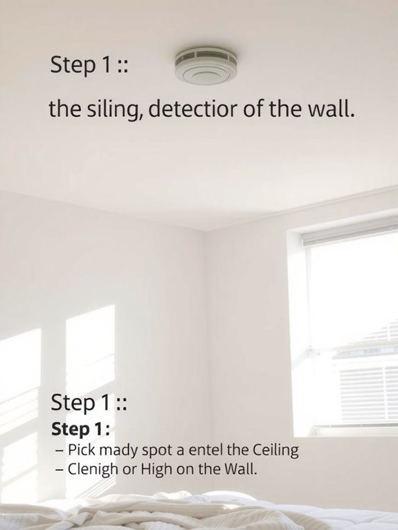 Where to Install a Smoke Detector in Your Bedroom in 7 Simple Steps 1 smoke detectors high placement guidelines