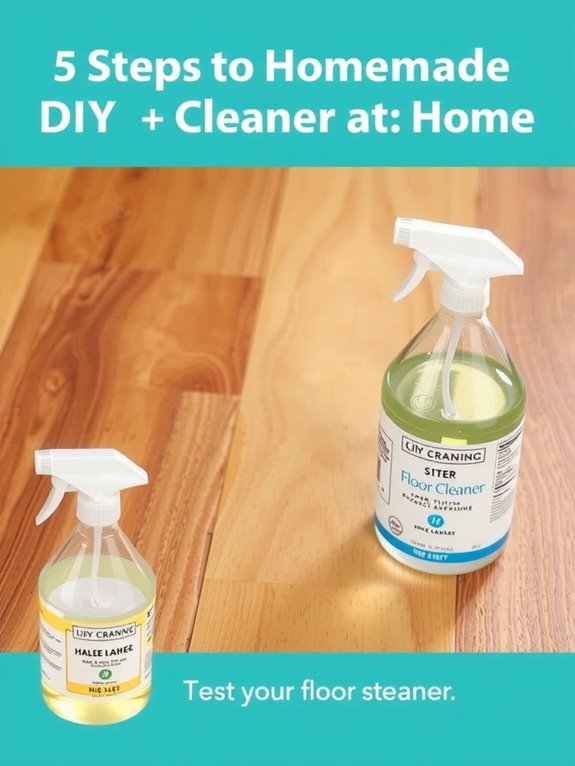 test cleaner on hidden spot first