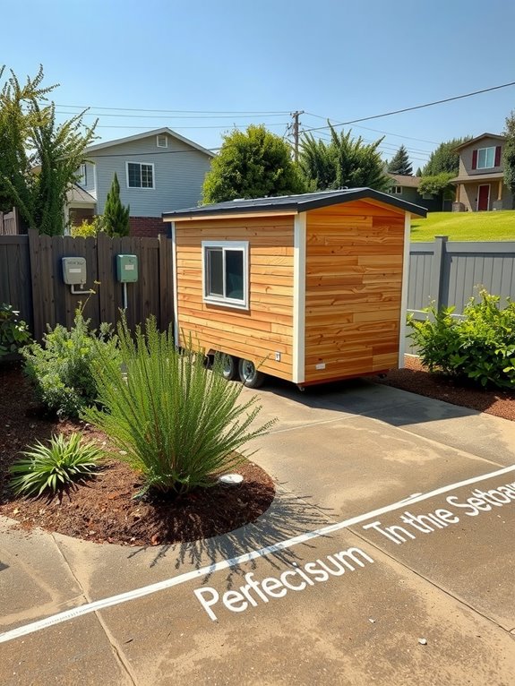 tiny home setback and height restrictions