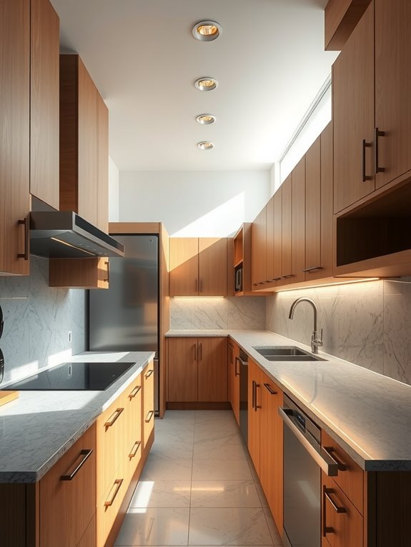 unified color continuous surfaces reflective lighting