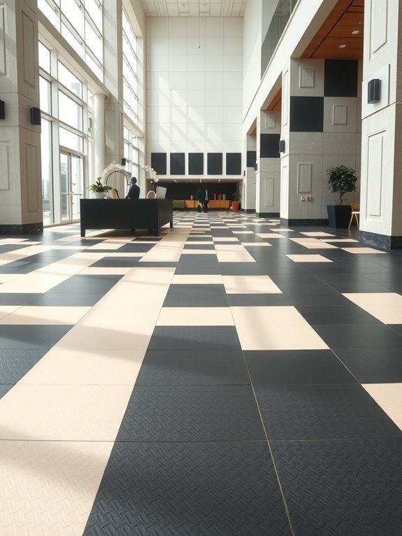 vct flooring patterns and customization