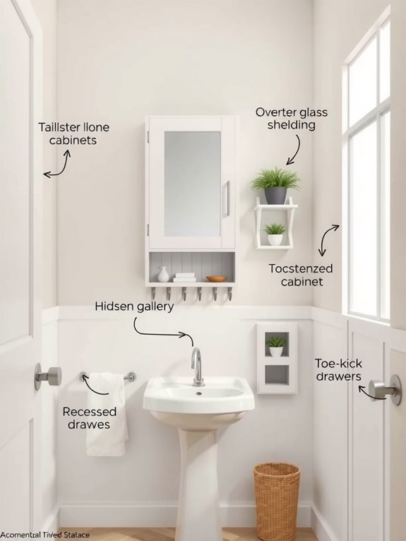 What Is a 1.5 Bathroom and How to Make the Most of It 9 vertical verticals maximize bathroom storage