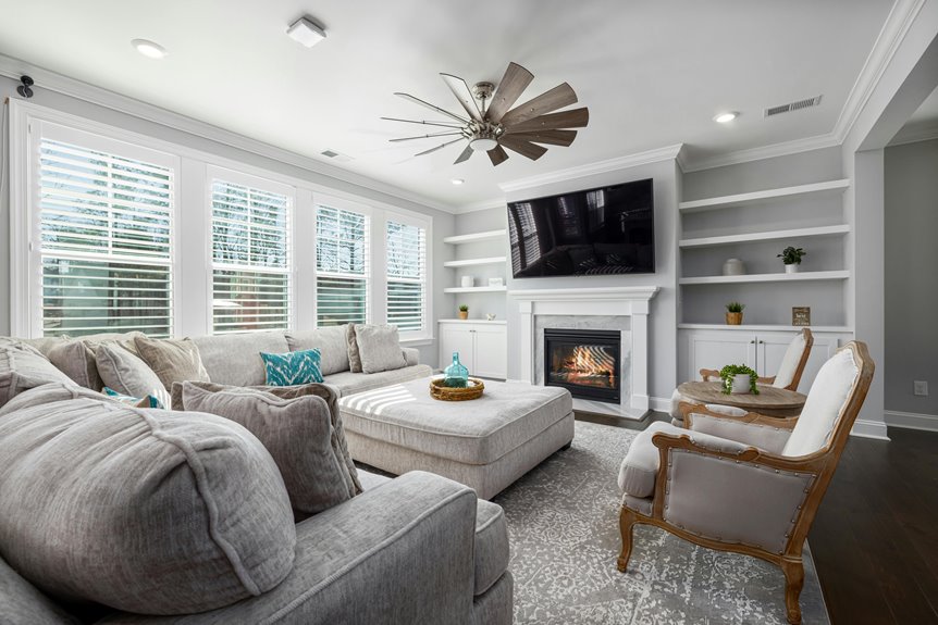 what size ceiling fan